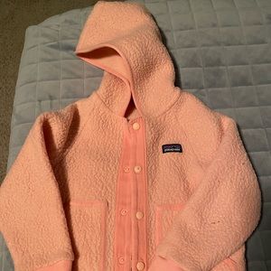 Toddler Patagonia Snap Hooded Fleece 5T